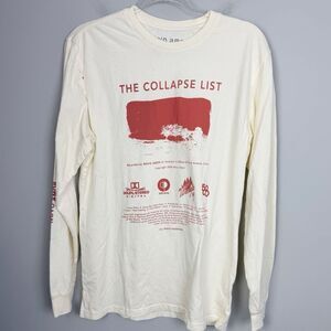 NOVO AMOR | The Collapse List Long Sleeve Indie Album T-Shirt Unisex Size Medium